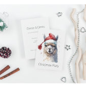 Schattigee kerst Alpaca, op maat Kaart