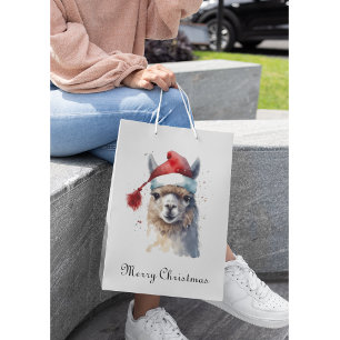 Schattigee kerst Alpaca, op maat Medium Cadeauzakje