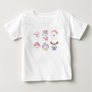 Schattigee kerst Baby Tshirt