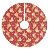 Schattigee kerst Corgis Kerstboom Rok (Voorkant)