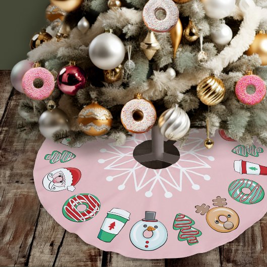 Schattigee kerst Donuts & Coffee I Snowflake I Pin Kerstboom Rok