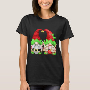 Schattigee kerst elf familie kerst kabouters t-shirt