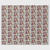 Schattigee Kerst Elf Feestbrief X Cadeaupapier (Vlak)