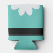 Schattigee Kerst Elf Kostuum Blauwgroen Koelbox Blikjeskoeler (Achterkant)