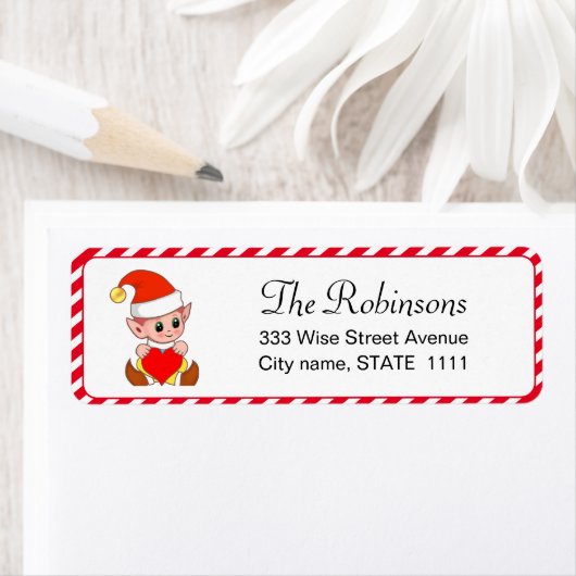 Schattigee Kerst Elf op White Label (Insitu)