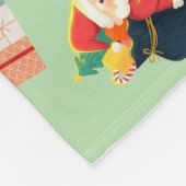 Schattigee kerst fleece deken (Hoek)