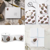 Schattigee kerst kiwi, op maat magneet