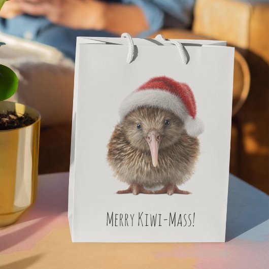 Schattigee kerst kiwi, op maat medium cadeauzakje
