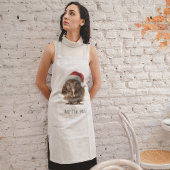 Schattigee kerst kiwi, op maat schort