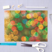 Schattigee Kerst Kleurrijke Bubbels Tissuepapier (Craft)