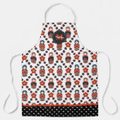 Schattigee kerst Matryoshka Nesting Doll Schort (Voorkant)