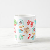 Schattigee kerst mooiste tijd van het jaar koffiemok (Center)