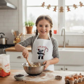 Schattigee Kerst Panda Beer Custom Kinder Schort