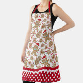 Schattigee kerst peperkoek bakken schort (Insitu)