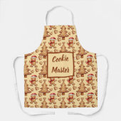 Schattigee kerst peperkoek schort (Voorkant)
