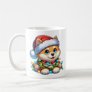 Schattigee kerst Shiba Inu Mok