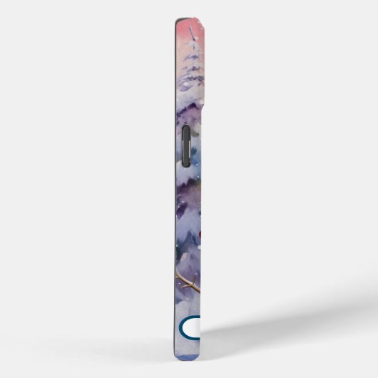 Schattigee kerst sneeuwman stoer Case-Mate iPhone case (Achterkant / Rechts)