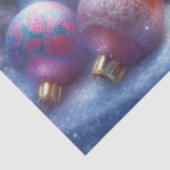 Schattigee Kerst Teacup Muis & Teddy Bear Decoupag Tissuepapier (Detail)