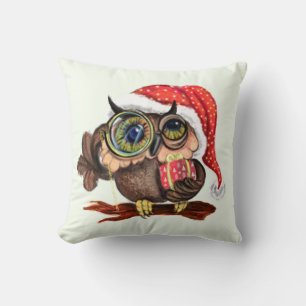 Schattigee kerst uil Sierkussen