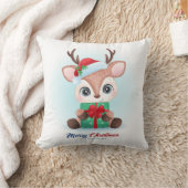 Schattigee Kerst Waterverf Herten Kwekerij Kussen (Deken)