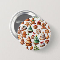 Schattigee Kerst Winter Gingerbread Illustratie
