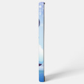 Schattigee kerst/winteryeti samsung galaxy hoesje (Linkerkant)