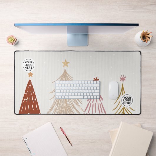 Schattigee Kerstbomen Desk Mat Muismat (Kantoor 1)