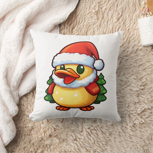 Schattigee kersteend in kerstmuts kussen (Deken)