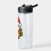 Schattigee kersteend in kerstmuts waterfles (Links)