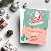 Schattigee kerstfeestuitnodigingen kaart