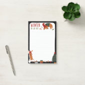 Schattigee kersthond & kerst te doen lijst post-it® notes (Kantoor)