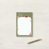 Schattigee kersthond  om te doen lijst post-it® notes (Op bureau)