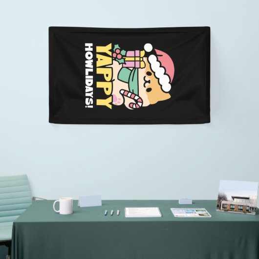Schattigee Kersthond - Yappy Howholidays Spandoek (Beurs)