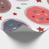 Schattigee kerstkoekjes Spinkles Bakkerij Sweet Cadeaupapier (Hoek)