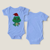 Schattigee kerstkrokodil (Ontwerp Voorkant & Achterkant)