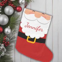 Schattigee kerstman baard en riem gepersonaliseerd