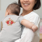 Schattigee Kerstman Hoed Gingerbread Alphabet M Romper