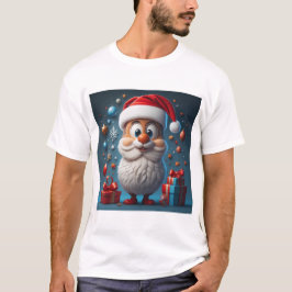 Schattigee kerstman t-shirt