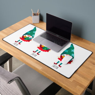 Schattigee Kerstmis Gnome met Kerstmis Ornamenten Bureaumat