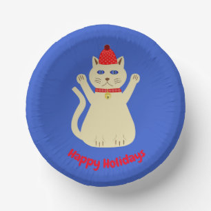 Schattigee Kerstmis Kat Custom Papieren Kommen