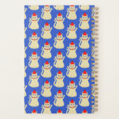 Schattigee Kerstmis Kat Custom Planner (Achterkant)