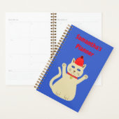 Schattigee Kerstmis Kat Custom Planner (Display)