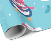 Schattigee kerstwezens cadeaupapier (Rol Hoek)