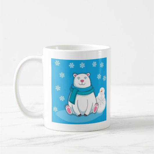 Schattigee kind mok met Polar Beer en Sneeuwman (Links)
