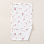 Schattigee kinder ABC Alfabet bloem Kinderen schoo Bad Handdoek (Handdoek)