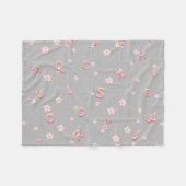 Schattigee kinder ABC Alfabet bloem Kinderen schoo Fleece Deken (Voorkant (Horizontaal))