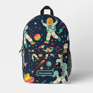 Schattigee Kinder astronaut Custom Bedrukte Rugzak