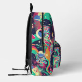 Schattigee Kinder astronaut Custom Bedrukte Rugzak (Links)