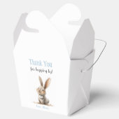 Schattigee Kinder Bunny Verjaardag Dank u Bedankdoosjes (Geopend)