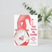 Schattigee Kinder Classroom Valentijnsdag Gnome Feestdagenkaart (Staand voorkant)